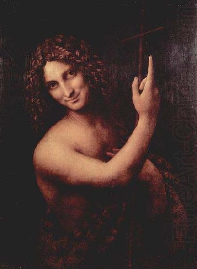 Salai as John the Baptist, LEONARDO da Vinci